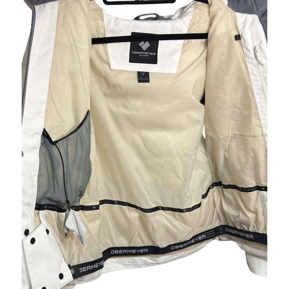 Obermeyer Womens Standard Cosima Down Jacket, White, 8 NWT MSRP $329 - Picture 8 of 12